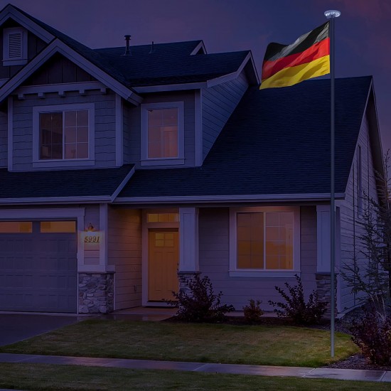 Соларно LED осветление за знаме 128 LED Соларно LED осветление за знаме 128 LED