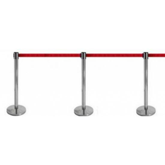 Ограничително колче с червена лента Ограничително колче с червена лента