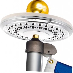 Соларно LED осветление за знаме 128 LED
